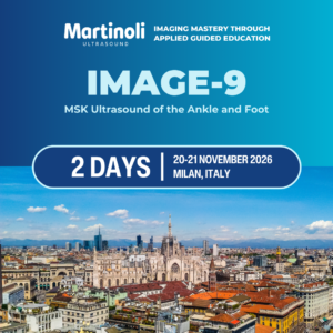 IMAGE-9 ITALY 2026_MHI IMAGE-9: MSK Ultrasound of the Ankle & Foot (IT)